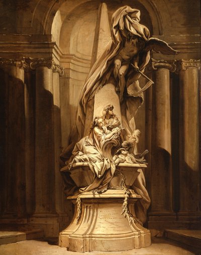 Monument to Mignard by François Boucher